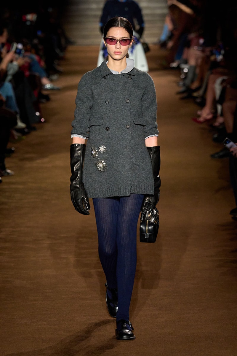 Miu Miu Fall/Winter 24 Collection childhood miuccia prada paris fashion week debut ready to wear runway show notes inspirations