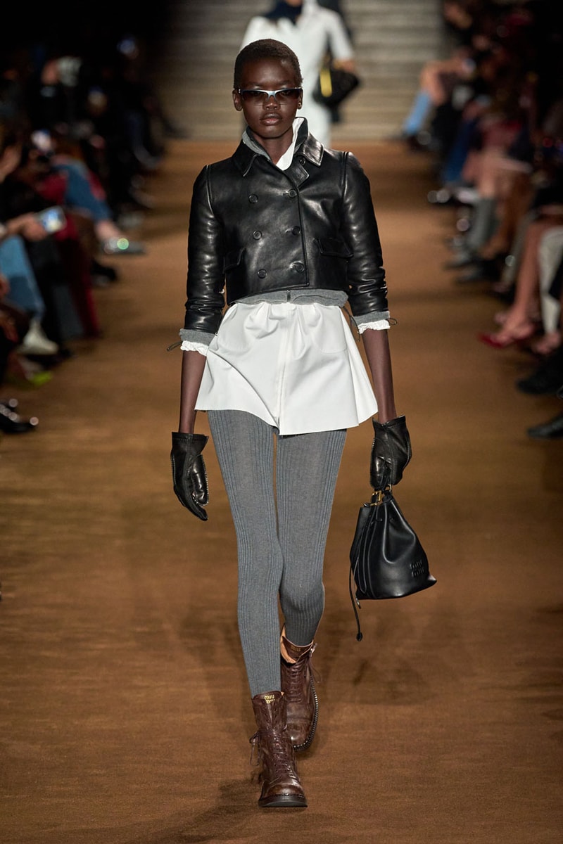 Miu Miu Fall/Winter 24 Collection childhood miuccia prada paris fashion week debut ready to wear runway show notes inspirations