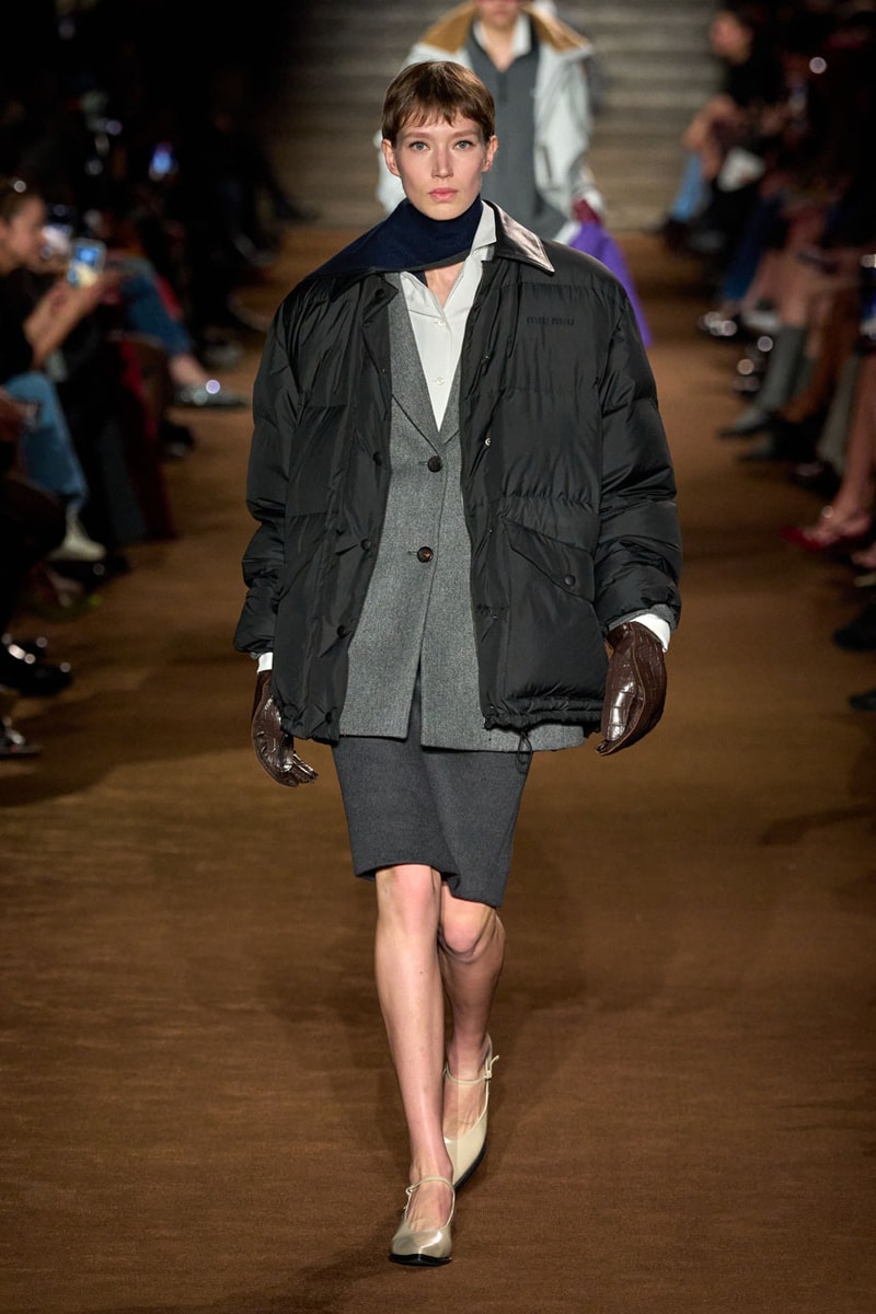 Miu Miu Fall/Winter 24 Collection childhood miuccia prada paris fashion week debut ready to wear runway show notes inspirations