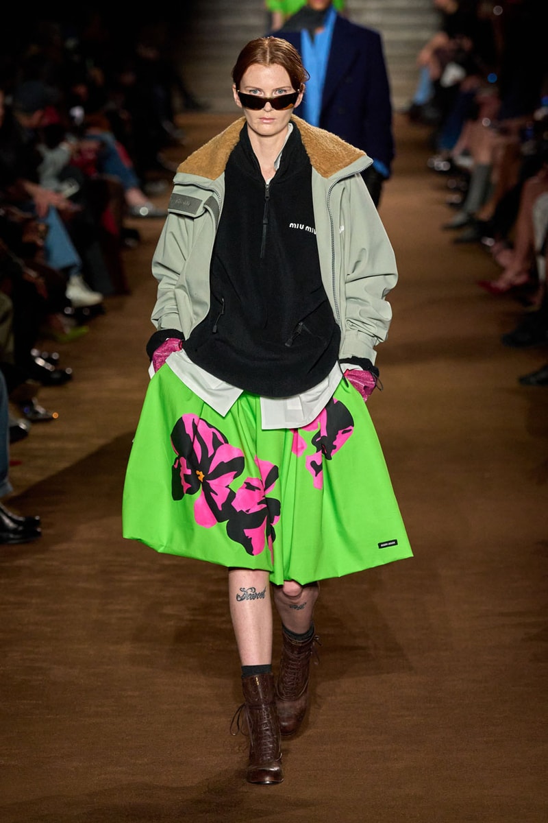 Miu Miu Fall/Winter 24 Collection childhood miuccia prada paris fashion week debut ready to wear runway show notes inspirations