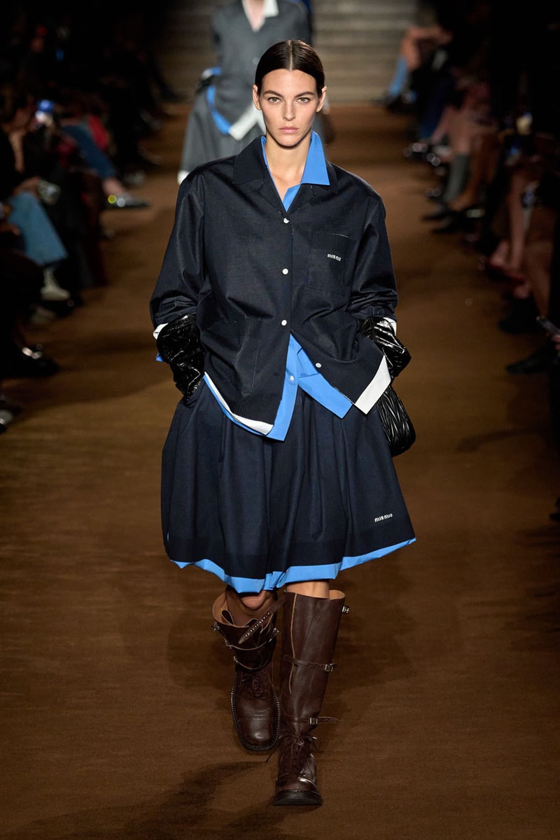 Miu Miu Fall/Winter 24 Collection childhood miuccia prada paris fashion week debut ready to wear runway show notes inspirations
