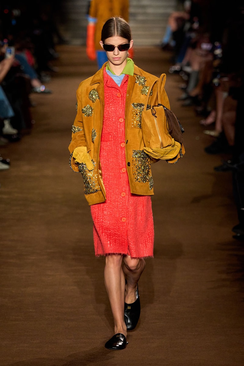 Miu Miu Fall/Winter 24 Collection childhood miuccia prada paris fashion week debut ready to wear runway show notes inspirations