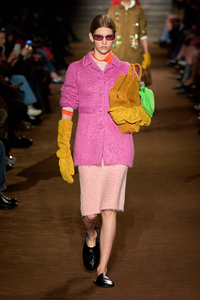 Miu Miu Fall/Winter 24 Collection childhood miuccia prada paris fashion week debut ready to wear runway show notes inspirations