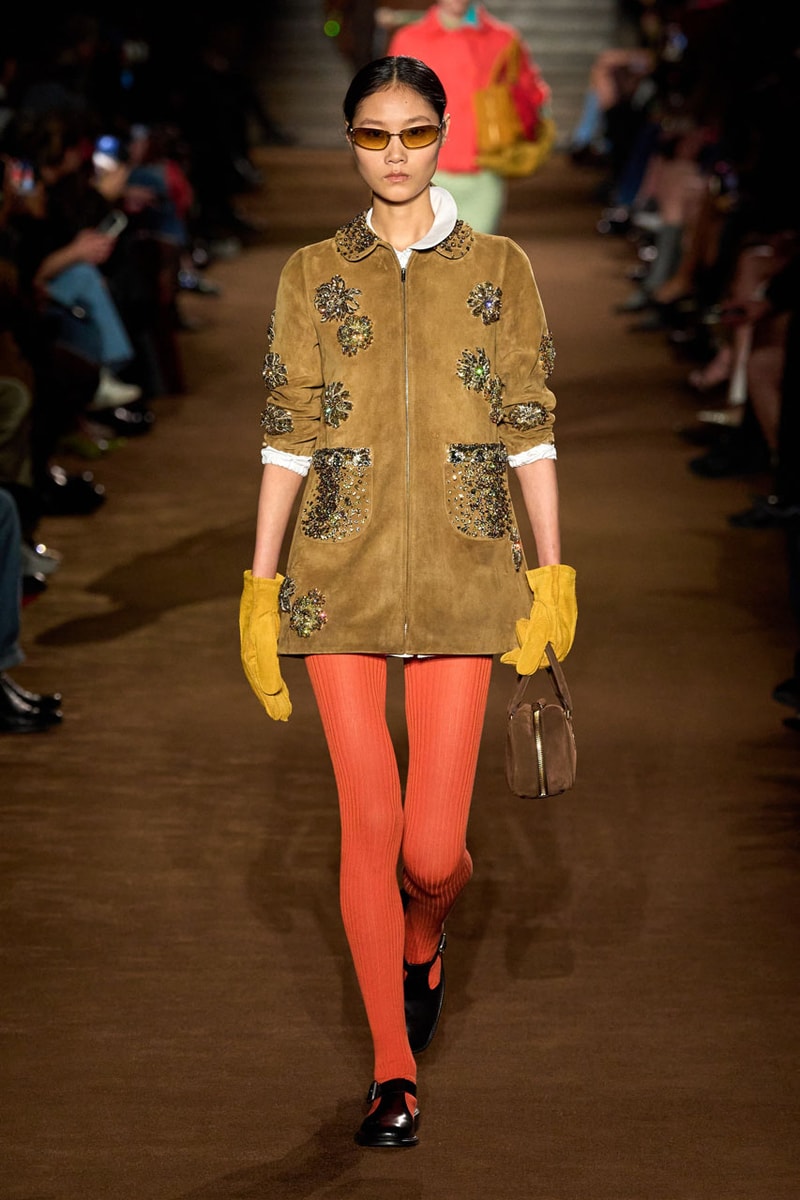 Miu Miu Fall/Winter 24 Collection childhood miuccia prada paris fashion week debut ready to wear runway show notes inspirations