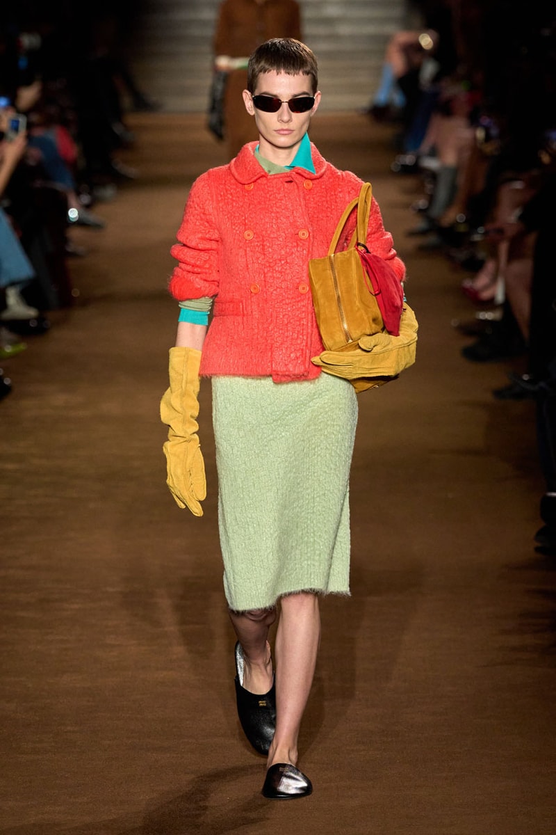 Miu Miu Fall/Winter 24 Collection childhood miuccia prada paris fashion week debut ready to wear runway show notes inspirations