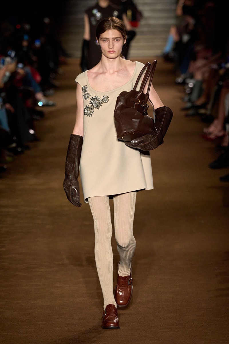 Miu Miu Fall/Winter 24 Collection childhood miuccia prada paris fashion week debut ready to wear runway show notes inspirations