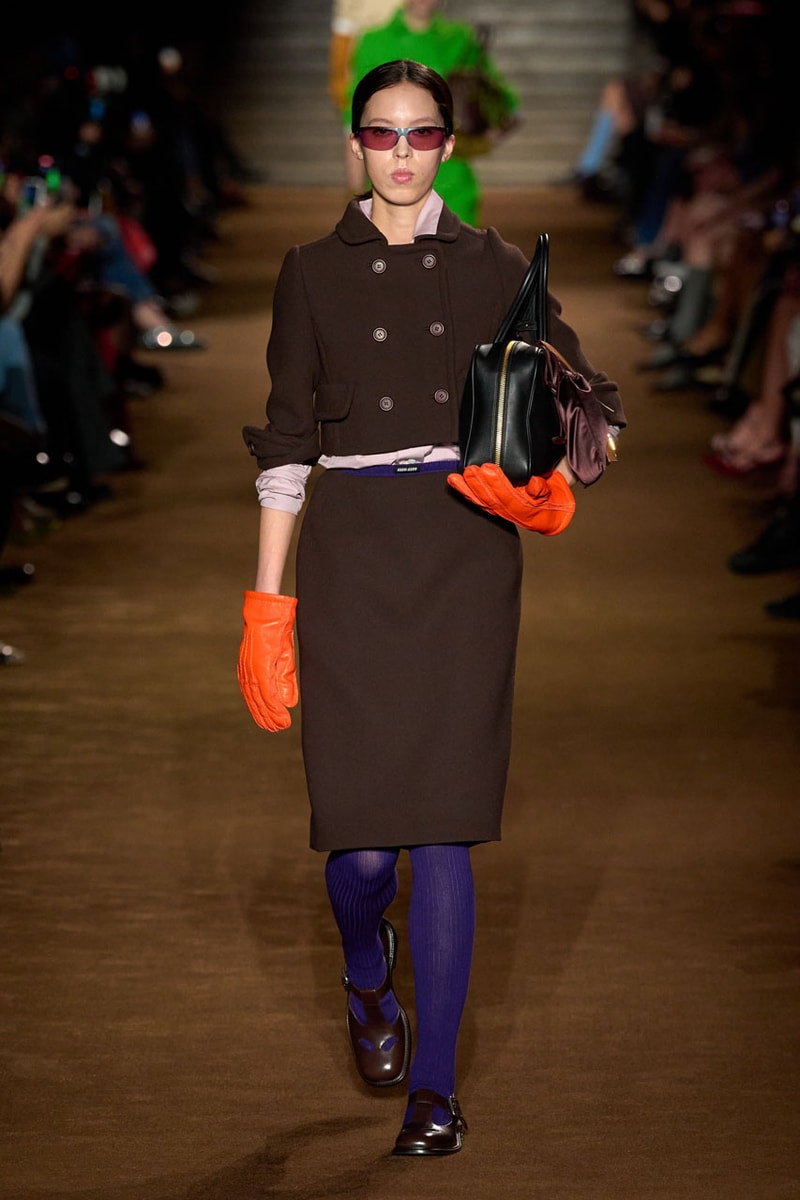 Miu Miu Fall/Winter 24 Collection childhood miuccia prada paris fashion week debut ready to wear runway show notes inspirations