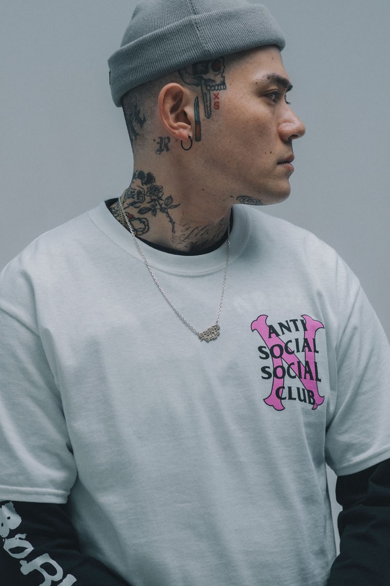 NEIGHBORHOOD x Anti Social Social Club Link Up for a Fourth Time collab capsule collab collaboration clothing fashion link assc price japan usd Ryo Takaiwa japanese model