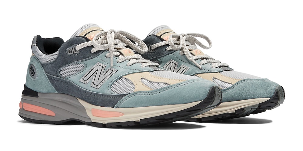 Official Look at the New Balance 991v2 "Silver Blue"