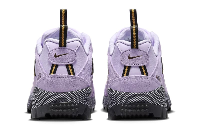 Nike Air Humara Gets Ready for the Warmer Seasons With "Violet Hash" FB9982-500 Release Info summer 2024 Violet Ash/Elemental Gold-Baroque Brown-Black hiking outdoor shoe sneakers swoosh