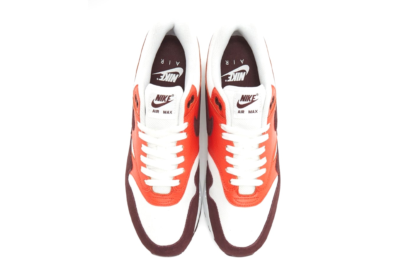 Nike Air Max 1 "Burgundy Crush/Picante Red" Readies for Summer FN6952-102 release info Swoosh 