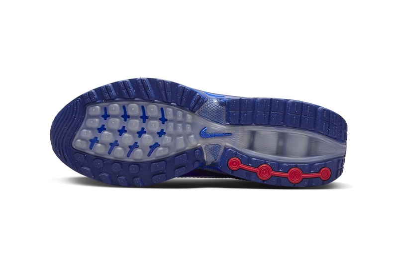 Official Look at the Nike Air Max Dn "White/Racer Blue" White/Blue Void-Racer Blue DV3337-102 swoosh technical mesh sneaker