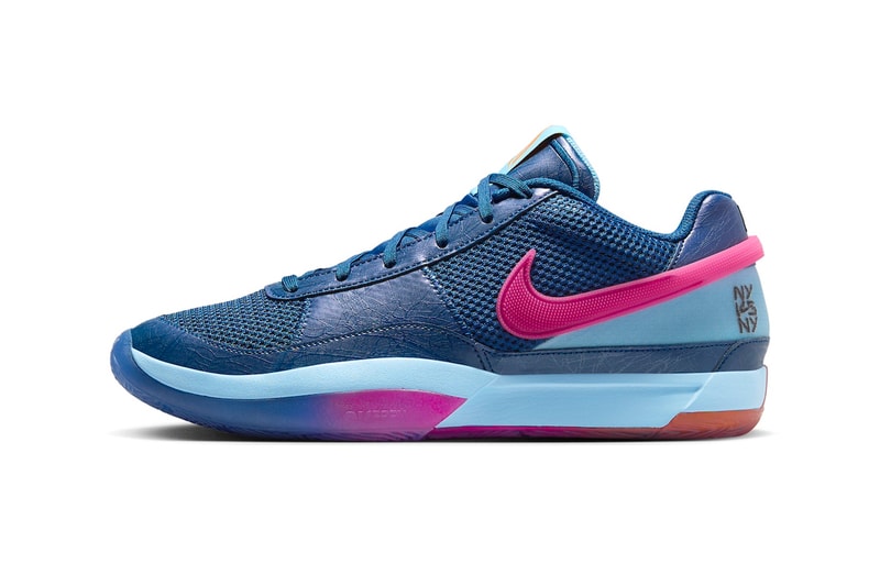 Nike Ja 1 "NY vs NY" Has an Early Summer Release Date FV1286-400 Court Blue/Hyper Pink-Aquarius Blue-Black-Bright Mandarin basketball swoosh ja morant shoes 