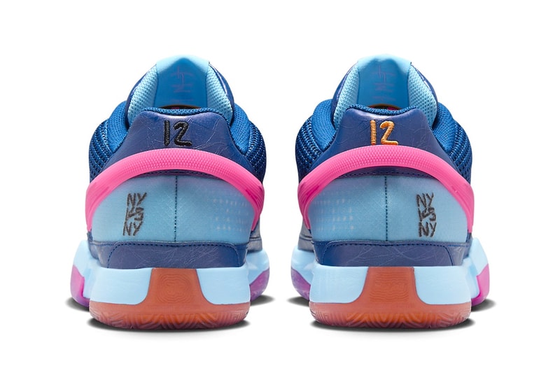 Nike Ja 1 "NY vs NY" Has an Early Summer Release Date FV1286-400 Court Blue/Hyper Pink-Aquarius Blue-Black-Bright Mandarin basketball swoosh ja morant shoes 