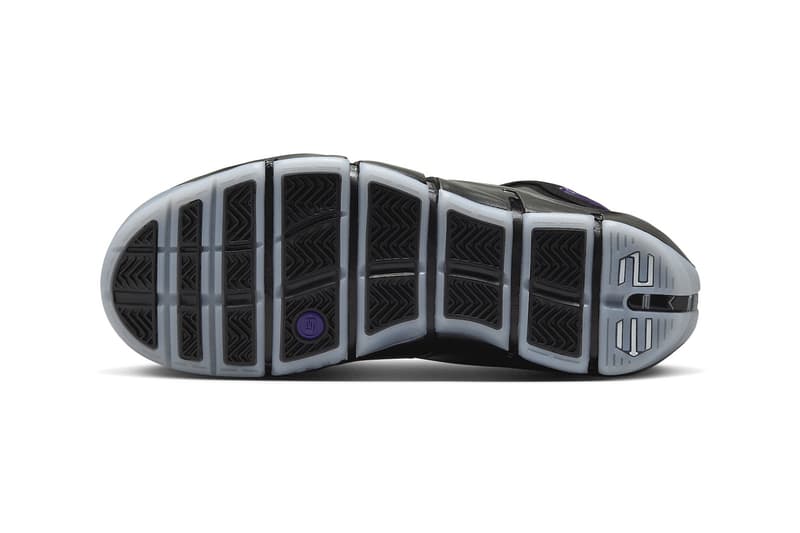 Official Look at the Nike LeBron 4 "Eggplant" Black/Varsity Purple-Blue Tint FN6251-001 lebron james king james los angeles lakers