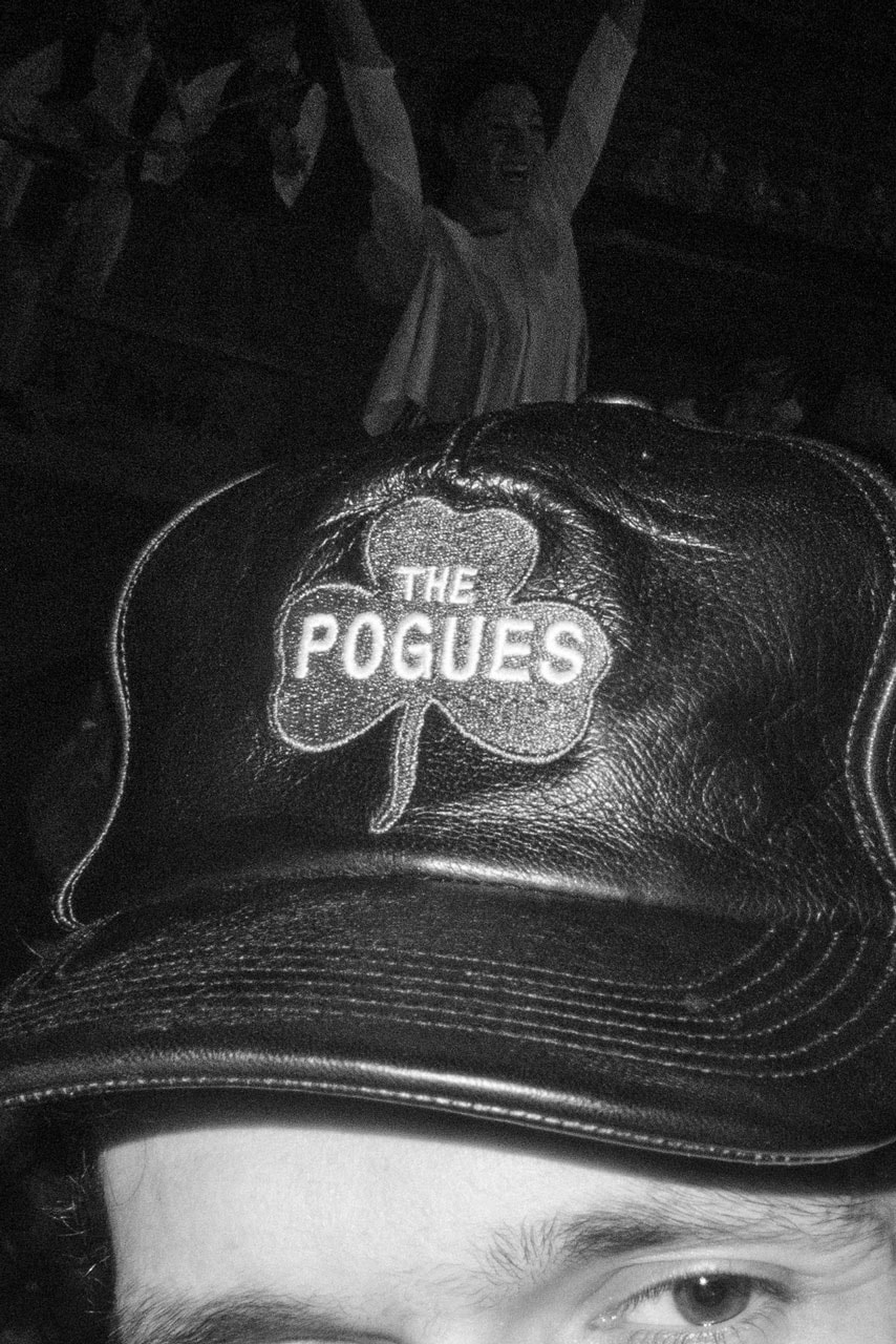 NOAH x The Pogues pays homage to united kingdom london st patricks day march capsule collab shane macgowan link usd price jacket leather hat zippo lighter graphics band music