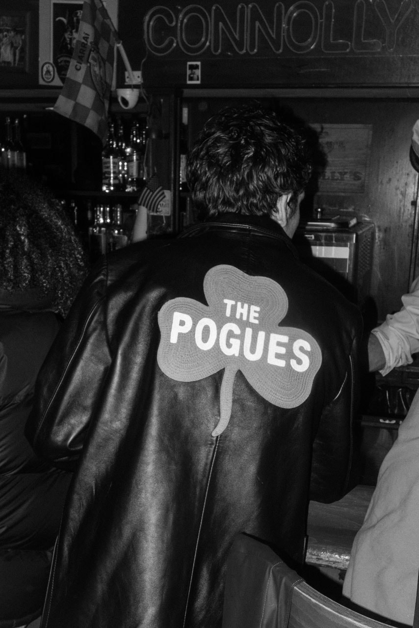 NOAH x The Pogues pays homage to united kingdom london st patricks day march capsule collab shane macgowan link usd price jacket leather hat zippo lighter graphics band music