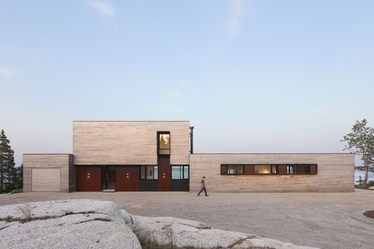 Omar Gandhi's Rockbound Retreat Plants Resilient Design Amidst Nova Scotia's Natural Elements