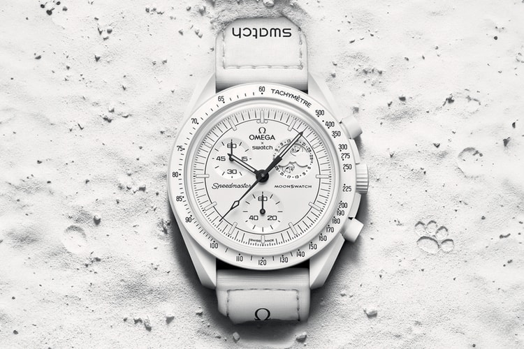 Snoopy and Woodstock Are Spotted on the Mission to the Moonphase MoonSwatch