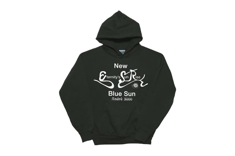 Online Ceramics x André 3000 Is Music to Our Ears three 3 stacks new blue sun album stream link purchase price graphic hoodie tee shirt collab collaboration capsule collection 