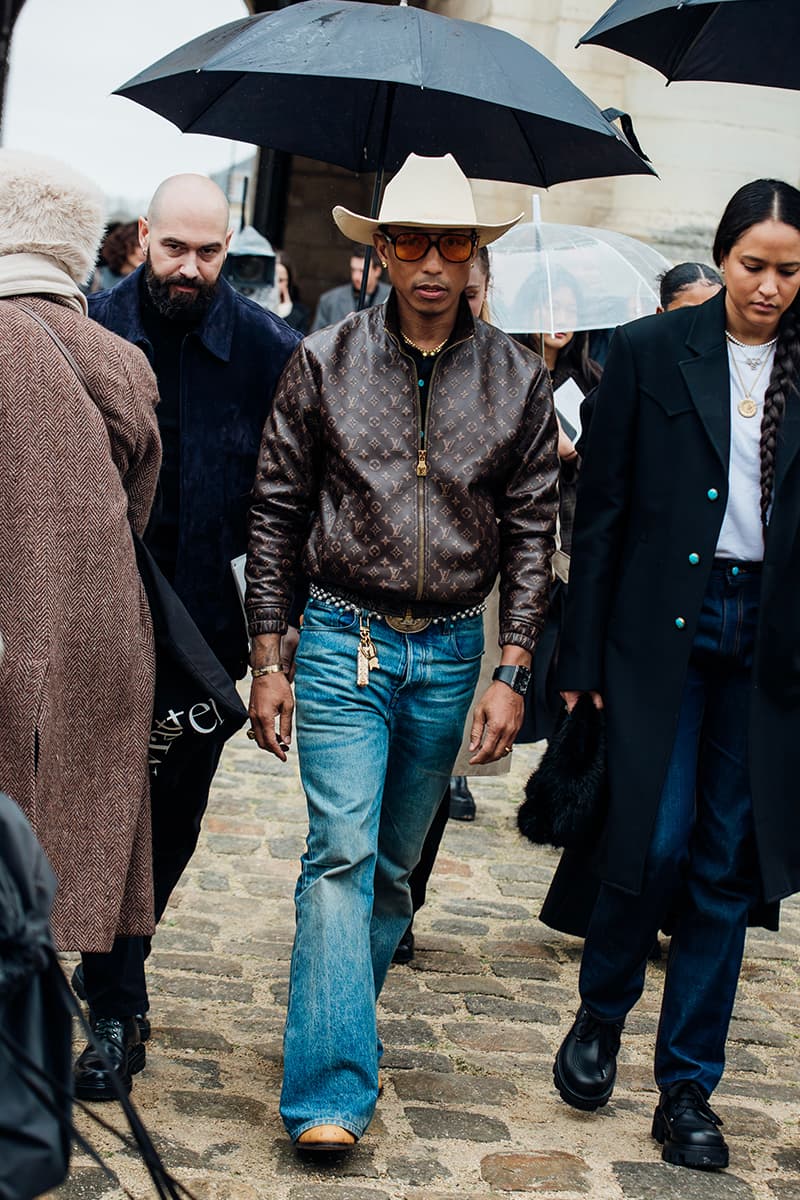 Paris Fashion Week FW24 Street Style pharrell louis vuitton off-white serena williams ysl saint laurent miu miu 