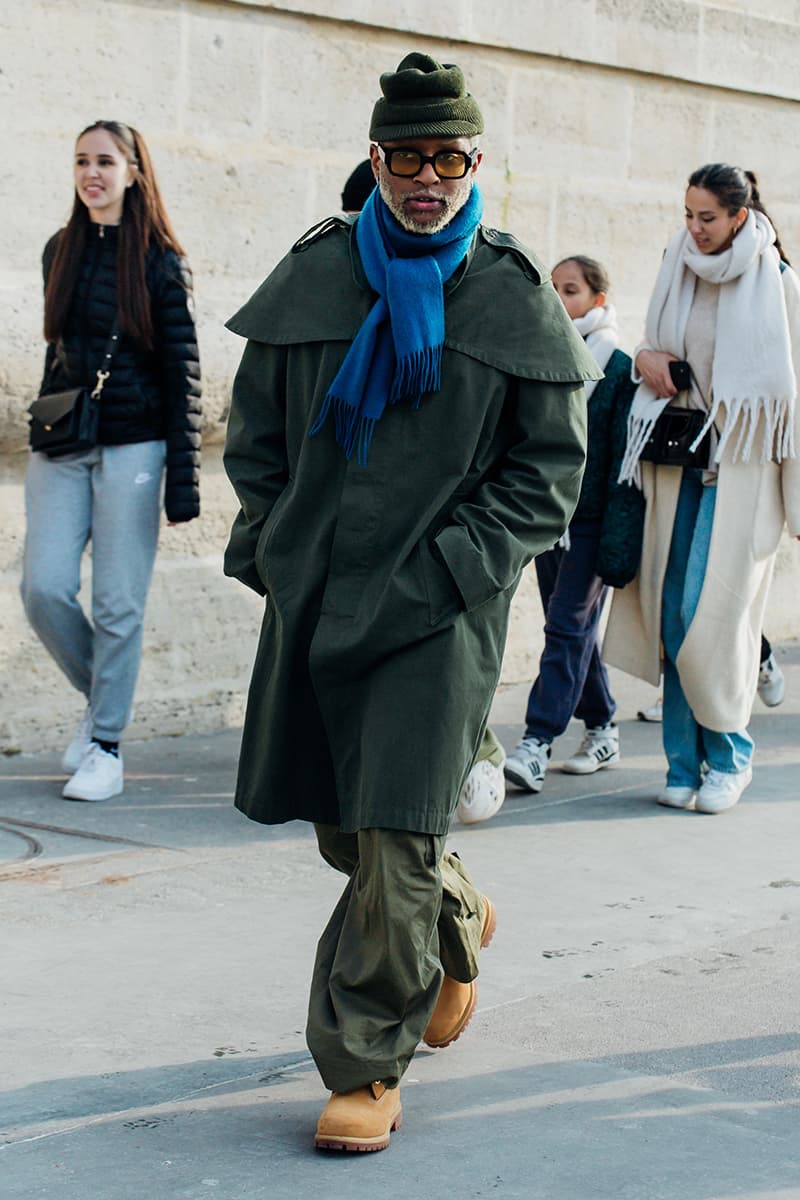 Paris Fashion Week FW24 Street Style pharrell louis vuitton off-white serena williams ysl saint laurent miu miu 