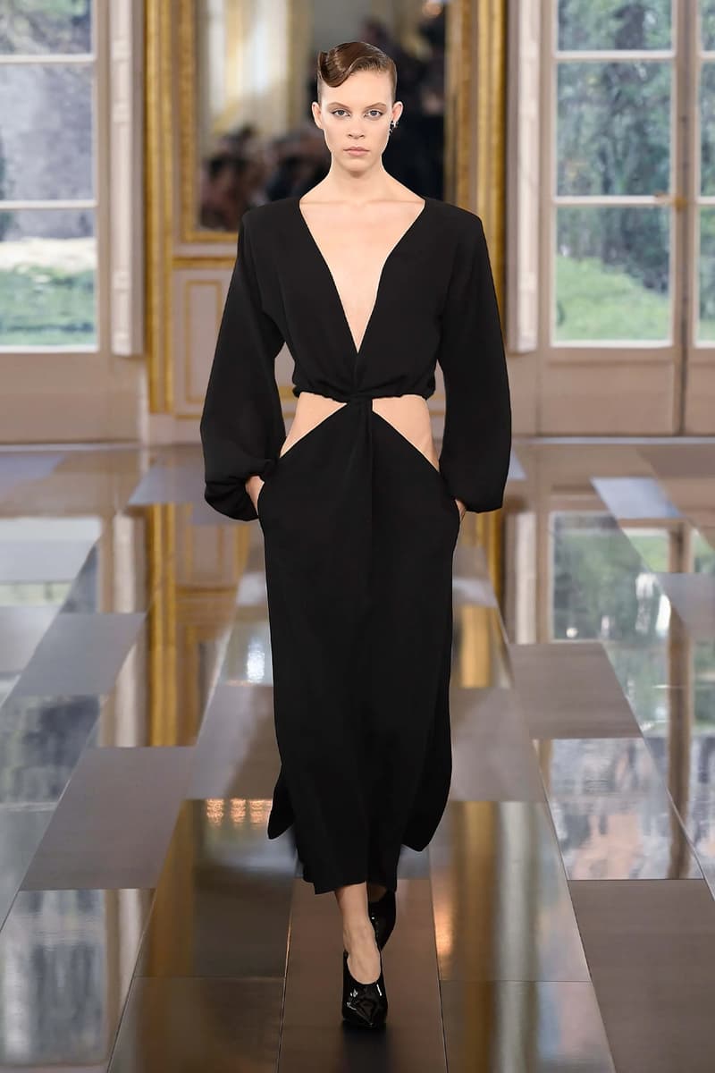 Pierpaolo Piccioli Says Black Is the New Pink for Valentino FW24 fall winter 2024 paris fashion week collection its' the color of these times all-black collection