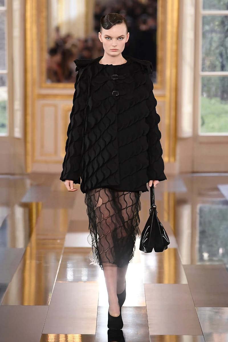 Pierpaolo Piccioli Says Black Is the New Pink for Valentino FW24 fall winter 2024 paris fashion week collection its' the color of these times all-black collection