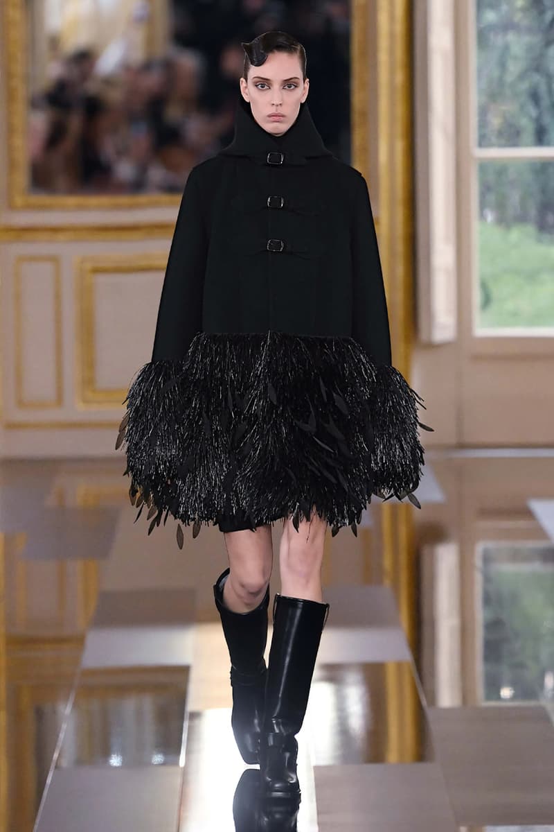 Pierpaolo Piccioli Says Black Is the New Pink for Valentino FW24 fall winter 2024 paris fashion week collection its' the color of these times all-black collection