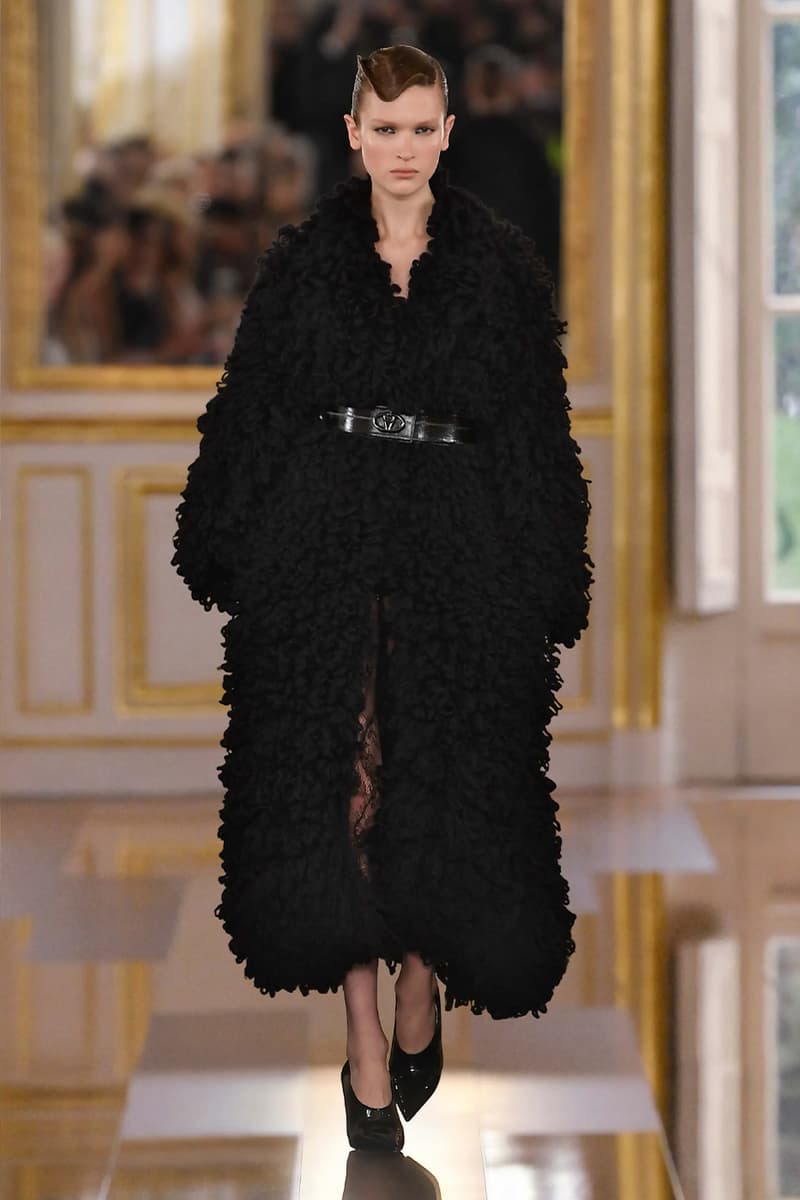 Pierpaolo Piccioli Says Black Is the New Pink for Valentino FW24 fall winter 2024 paris fashion week collection its' the color of these times all-black collection