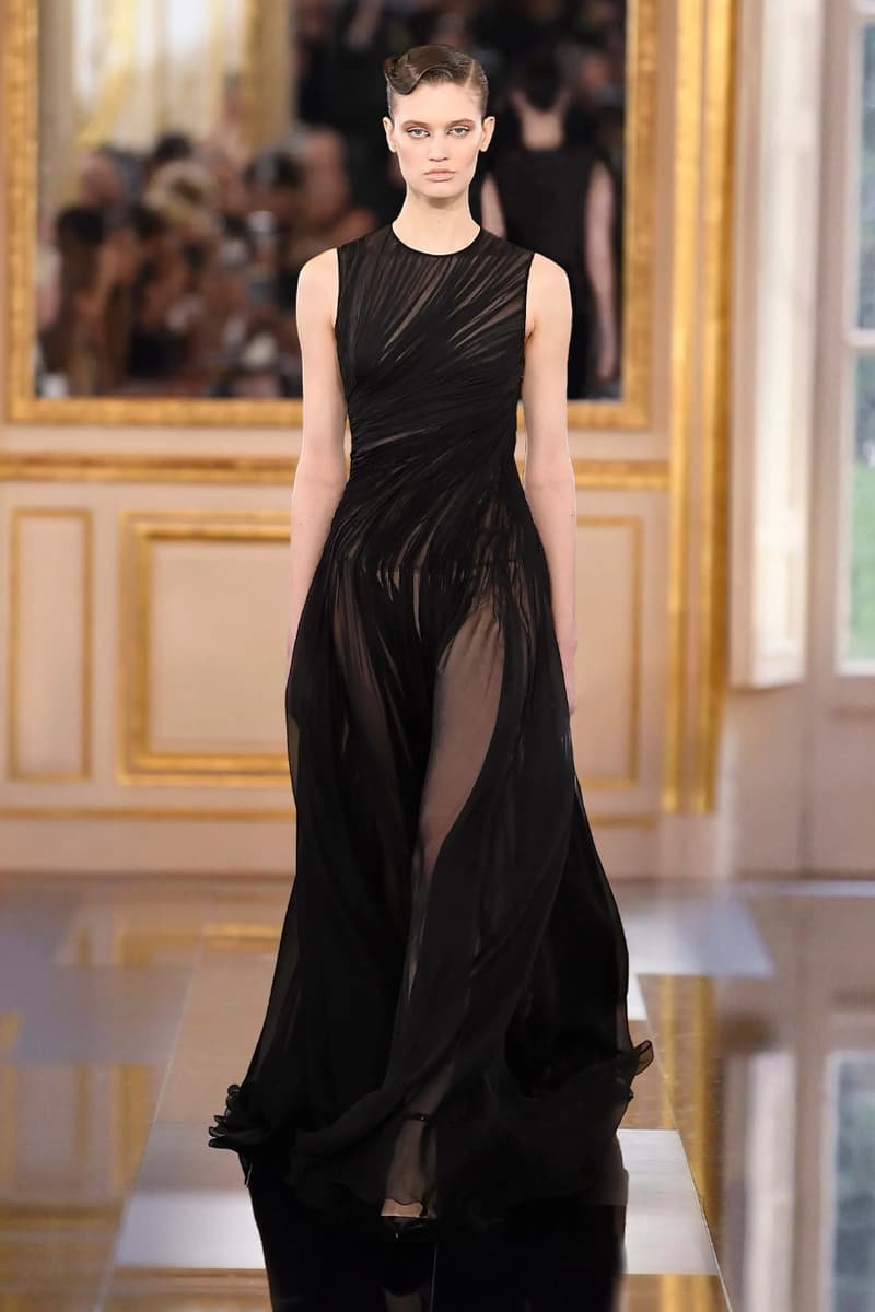 Pierpaolo Piccioli Says Black Is the New Pink for Valentino FW24 fall winter 2024 paris fashion week collection its' the color of these times all-black collection