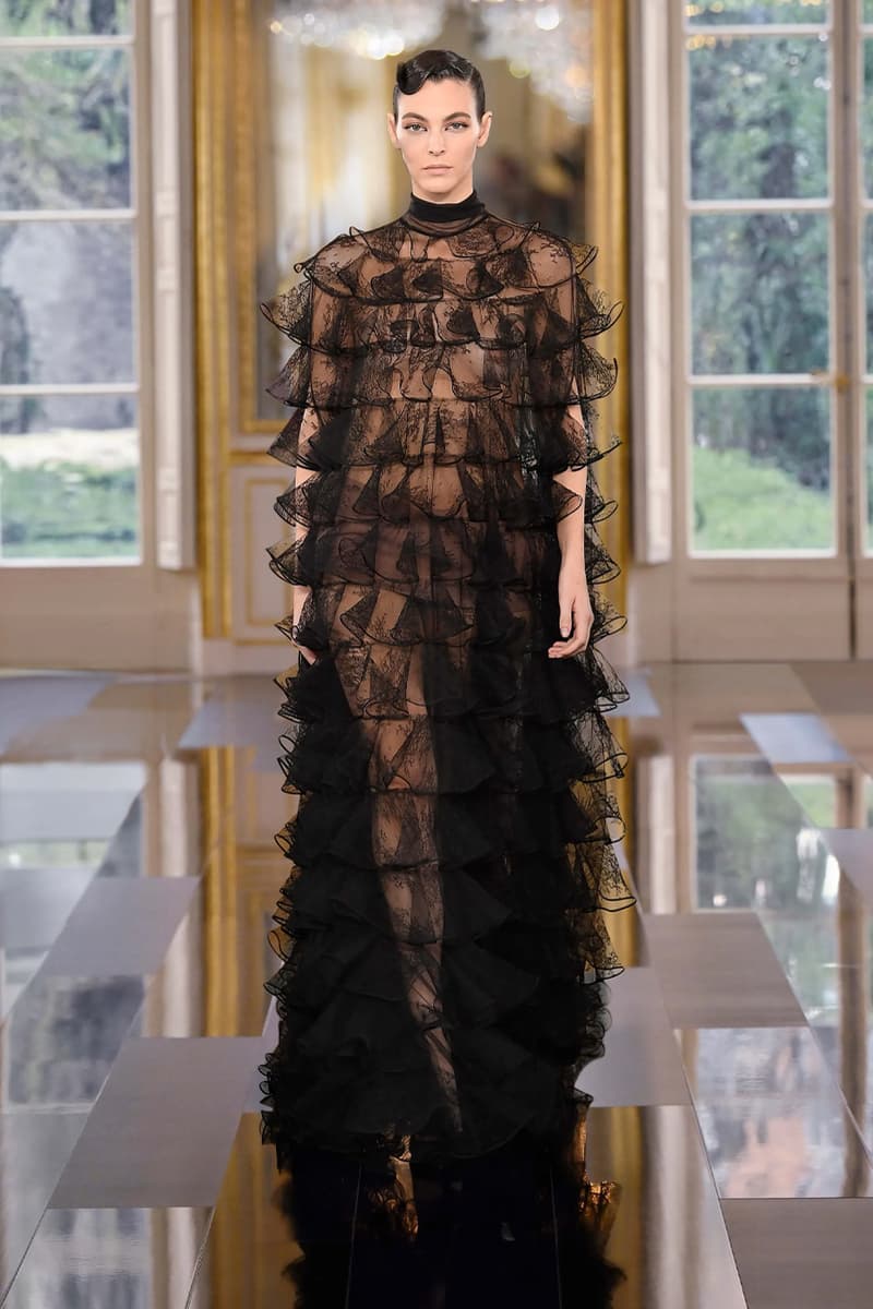 Pierpaolo Piccioli Says Black Is the New Pink for Valentino FW24 fall winter 2024 paris fashion week collection its' the color of these times all-black collection