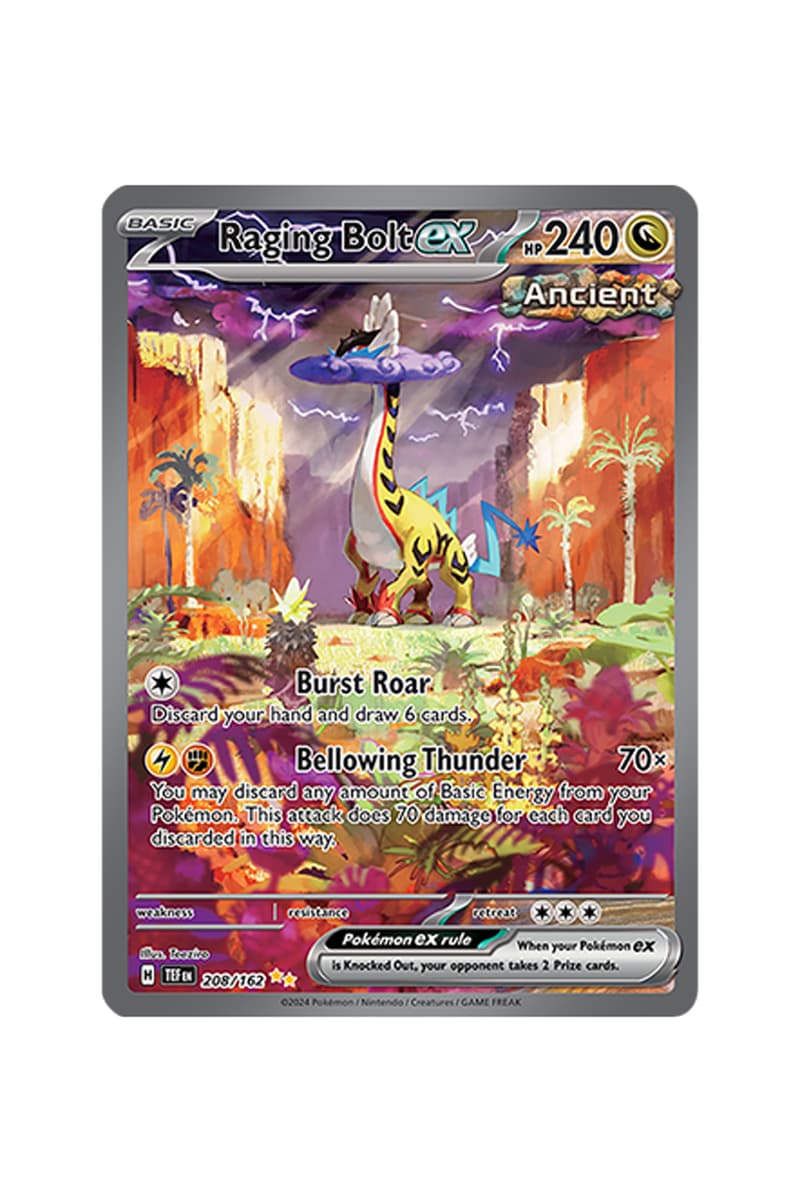 Pokémon TCG: Temporal Forces Illustration Rare Card List release date info gouging fire walking wake raging bolt