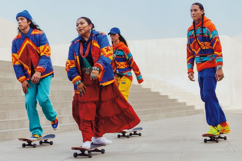 Polo Ralph Lauren Unveils Second "Artist In Residence" Collection With Navajo Weaver Naiomi Glasses