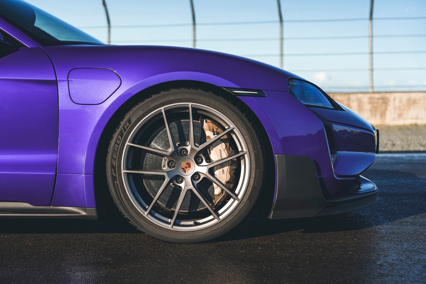 Porsche Taycan Turbo GT rear view