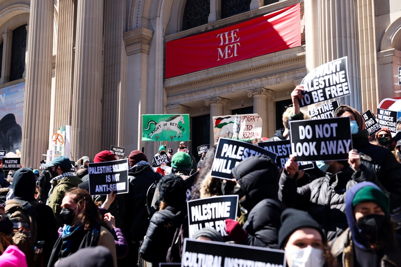 Pro-Palestine Protest The Met British Museum Israel War