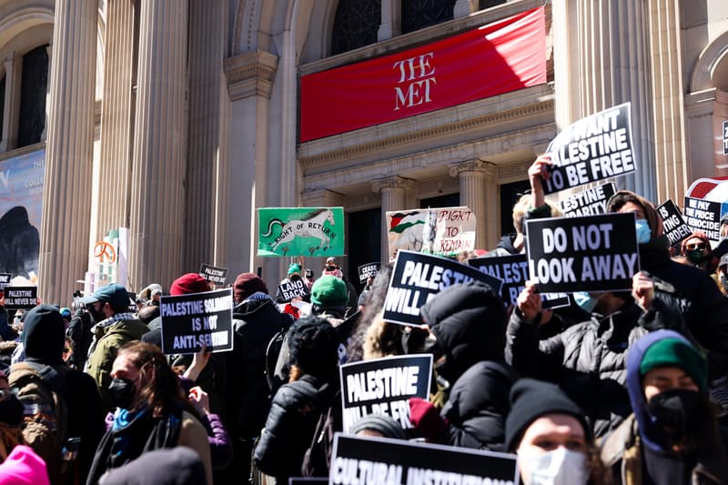Pro-Palestine Protest The Met British Museum Israel War