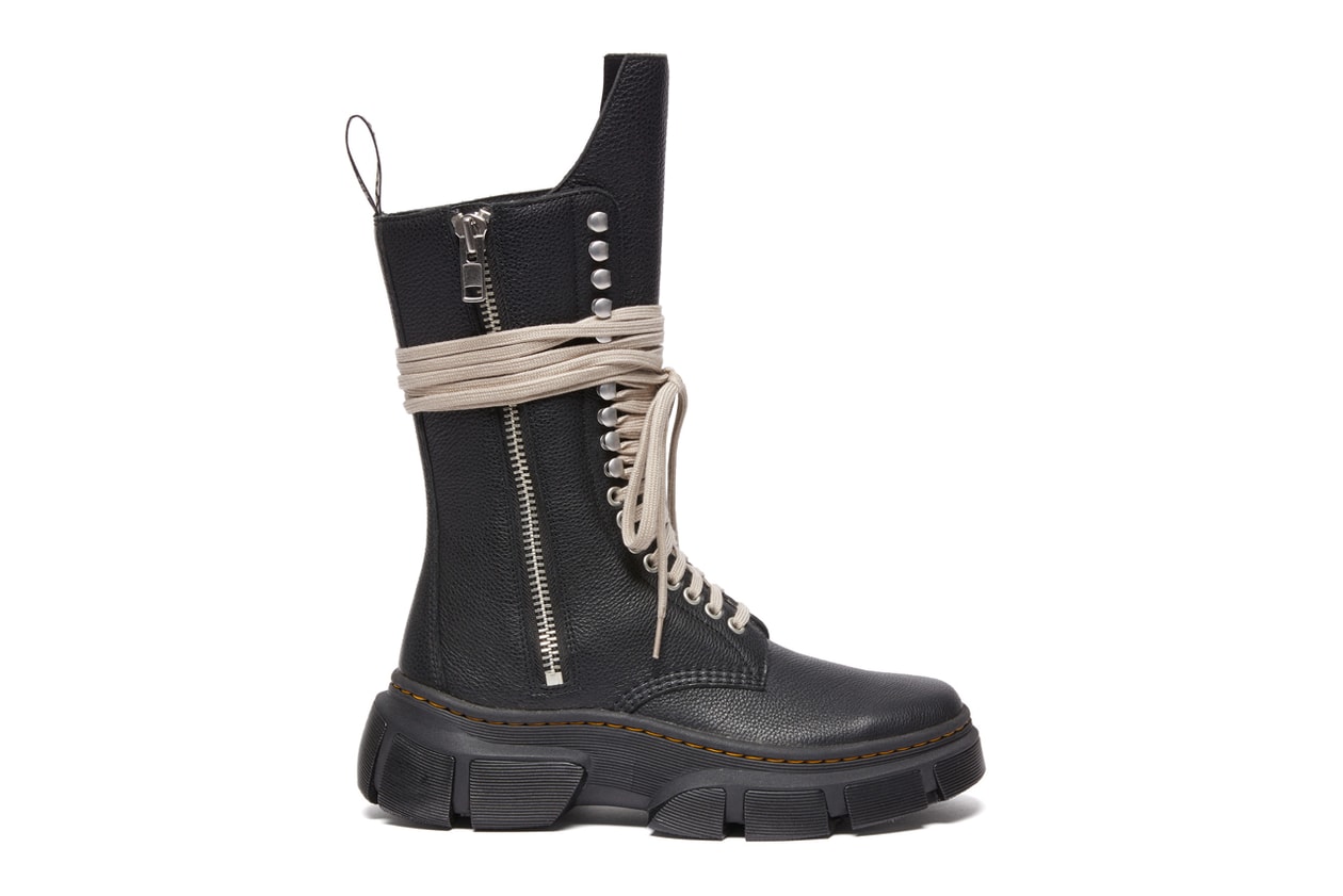 Rick Owens Dr. Martens SS24 Boots Drop Two Release Date info store list buying guide photos price 1460 Jumbo Lace boot 1918 boot