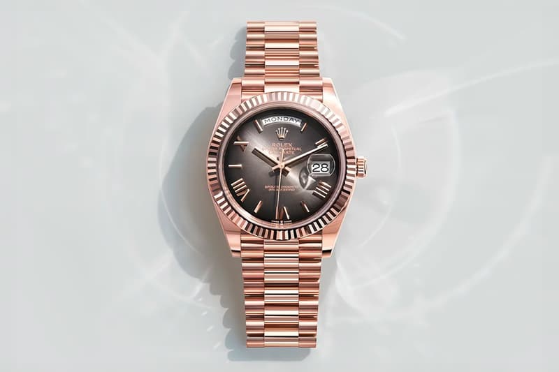 Rolex Day-Date 40 Everose Gold 18-carat Everose Gold slate gray ombré  dial 2024 Academy Awards Info