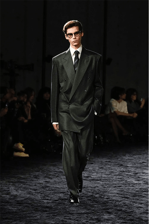 Saint Laurent Fall Winter 2024 Menswear Collection Paris fashion week runway show Anthony Vaccarello