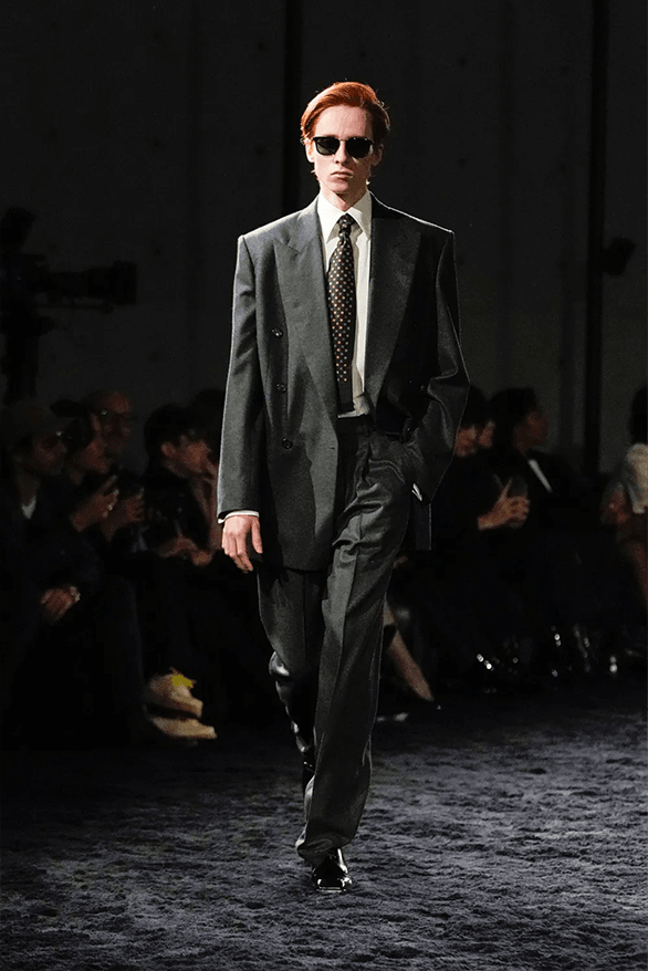 Saint Laurent Fall Winter 2024 Menswear Collection Paris fashion week runway show Anthony Vaccarello