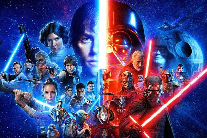 Star Wars Skywalker Saga Marathon Info the phantom menace attack of the clones revenge of the sith a new hope the empire strikes back return of the jedi the force awakens the last jedi the rise of skywalker