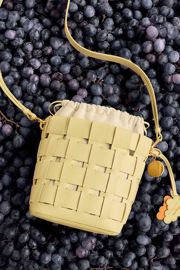 Stella McCartney Veuve Clicquot Collaboration vegan leather wine collection womenswear
