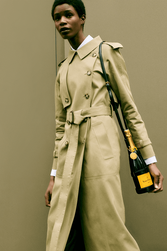 Stella McCartney Veuve Clicquot Collaboration vegan leather wine collection womenswear