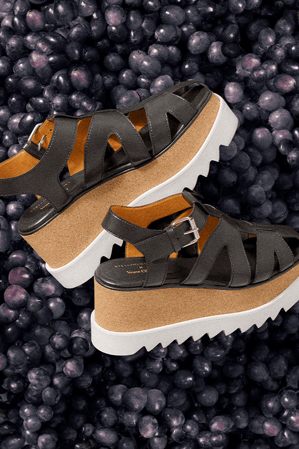 Stella McCartney Veuve Clicquot Collaboration vegan leather wine collection womenswear