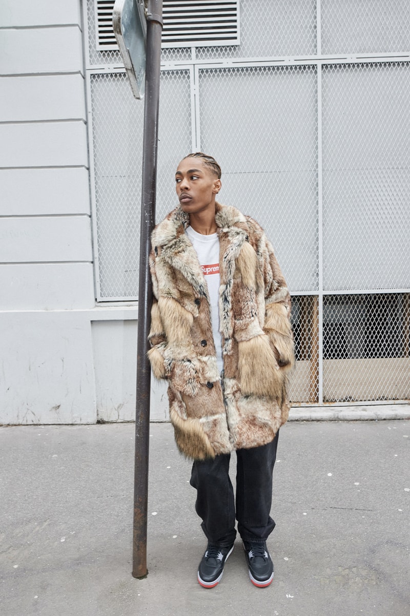 Supreme x MM6 Maison Margiela Spring 2024 Collaboration Lookbook release info streetwear box hoodie bike chain box t-shirt varsity jacket skate receipt wallet deck bike chain accessories suits