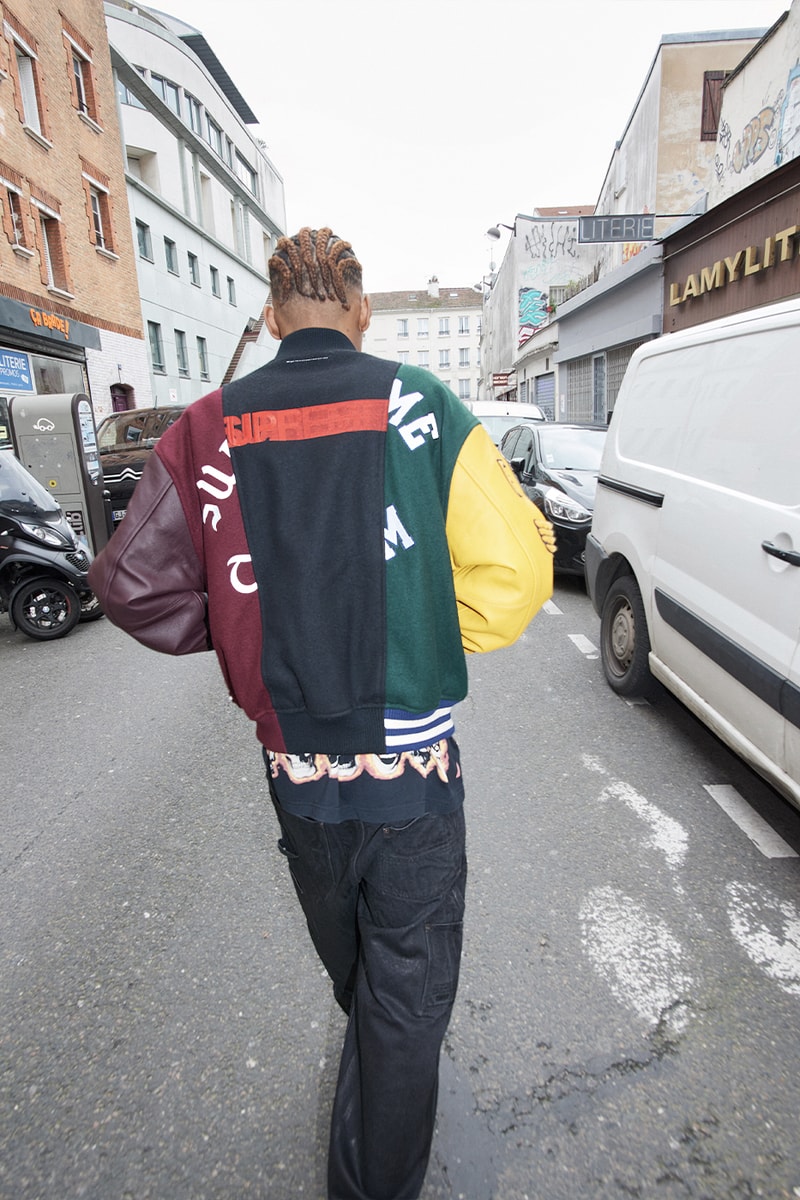 Supreme x MM6 Maison Margiela Spring 2024 Collaboration Lookbook release info streetwear box hoodie bike chain box t-shirt varsity jacket skate receipt wallet deck bike chain accessories suits