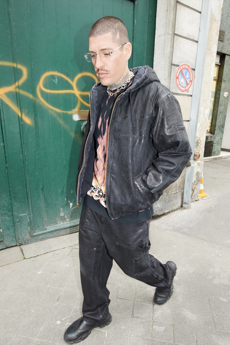 Supreme x MM6 Maison Margiela Spring 2024 Collaboration Lookbook release info streetwear box hoodie bike chain box t-shirt varsity jacket skate receipt wallet deck bike chain accessories suits