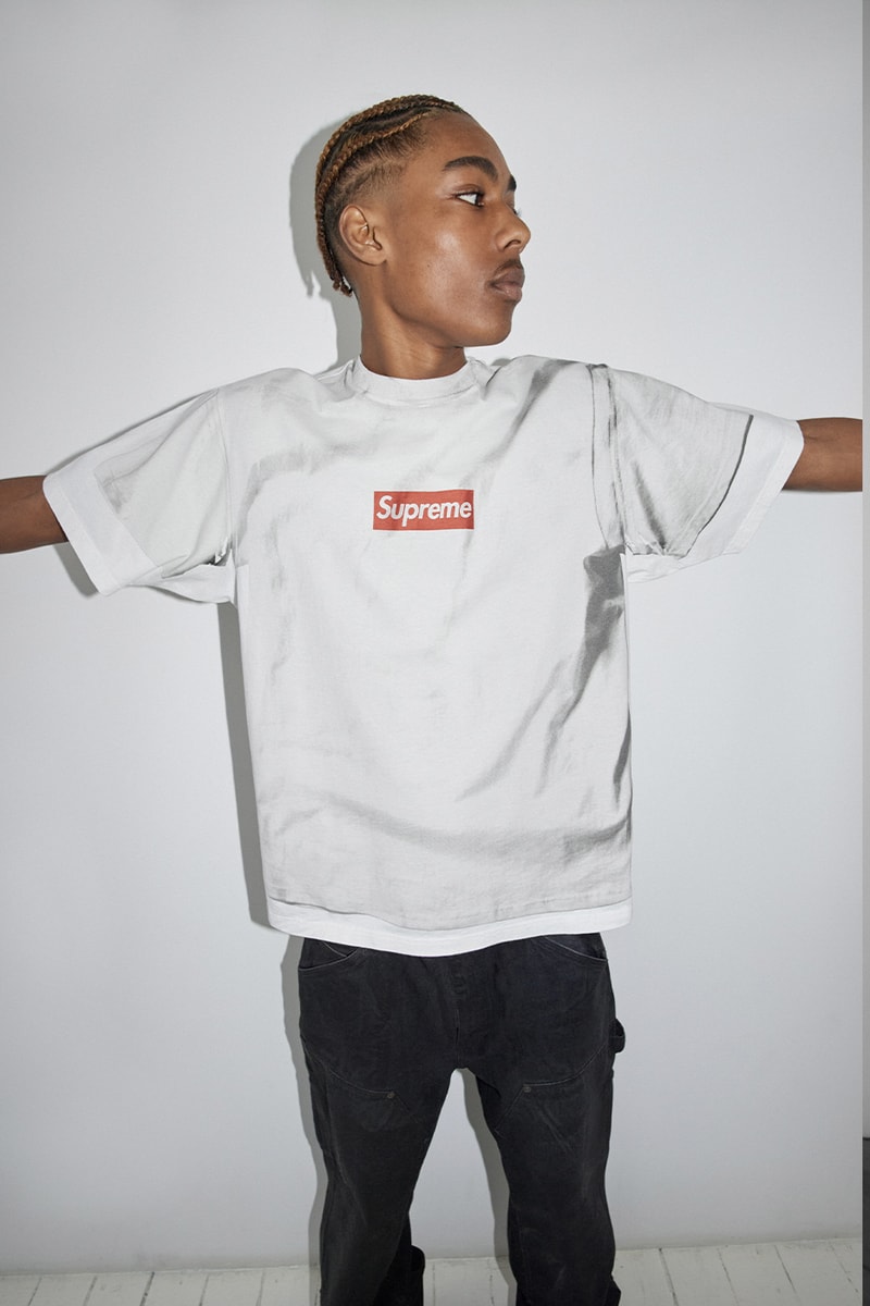 Supreme x MM6 Maison Margiela Spring 2024 Collaboration Lookbook release info streetwear box hoodie bike chain box t-shirt varsity jacket skate receipt wallet deck bike chain accessories suits