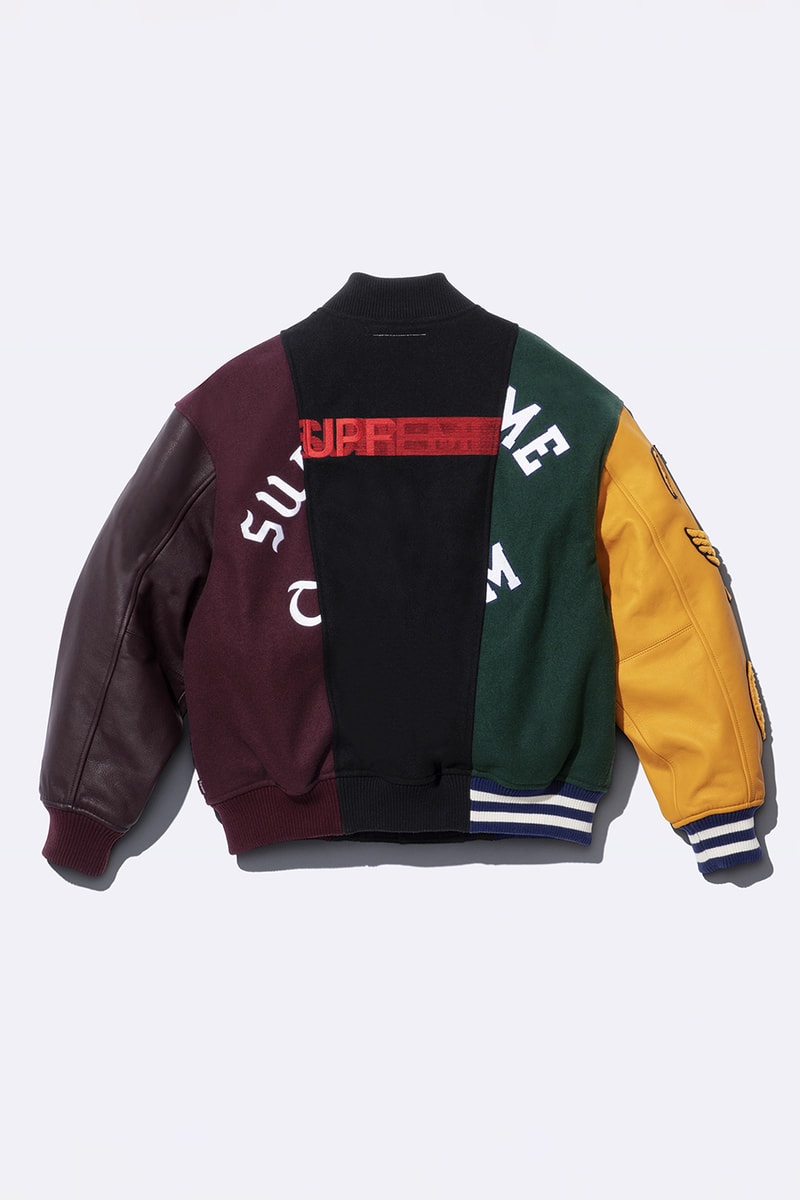 Supreme x MM6 Maison Margiela Spring 2024 Collaboration Lookbook release info streetwear box hoodie bike chain box t-shirt varsity jacket skate receipt wallet deck bike chain accessories suits